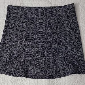 Ripskirt Hawaii Womens Black & Pearl Wrap Around Mini A-Line Skirt Size Small